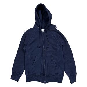 Engineered Garments Workaday Thermal Waffle Heavyweight Zip Hoodie Mens S/M